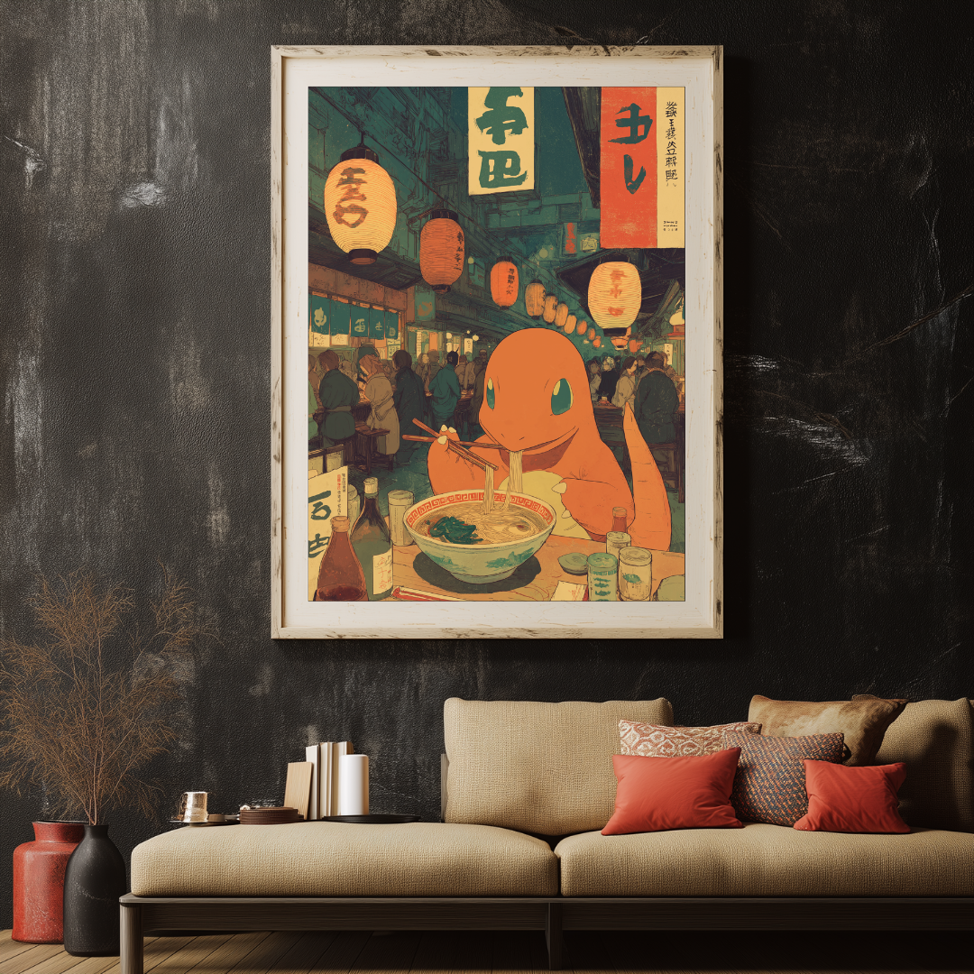 Ichiran Charmander Poster