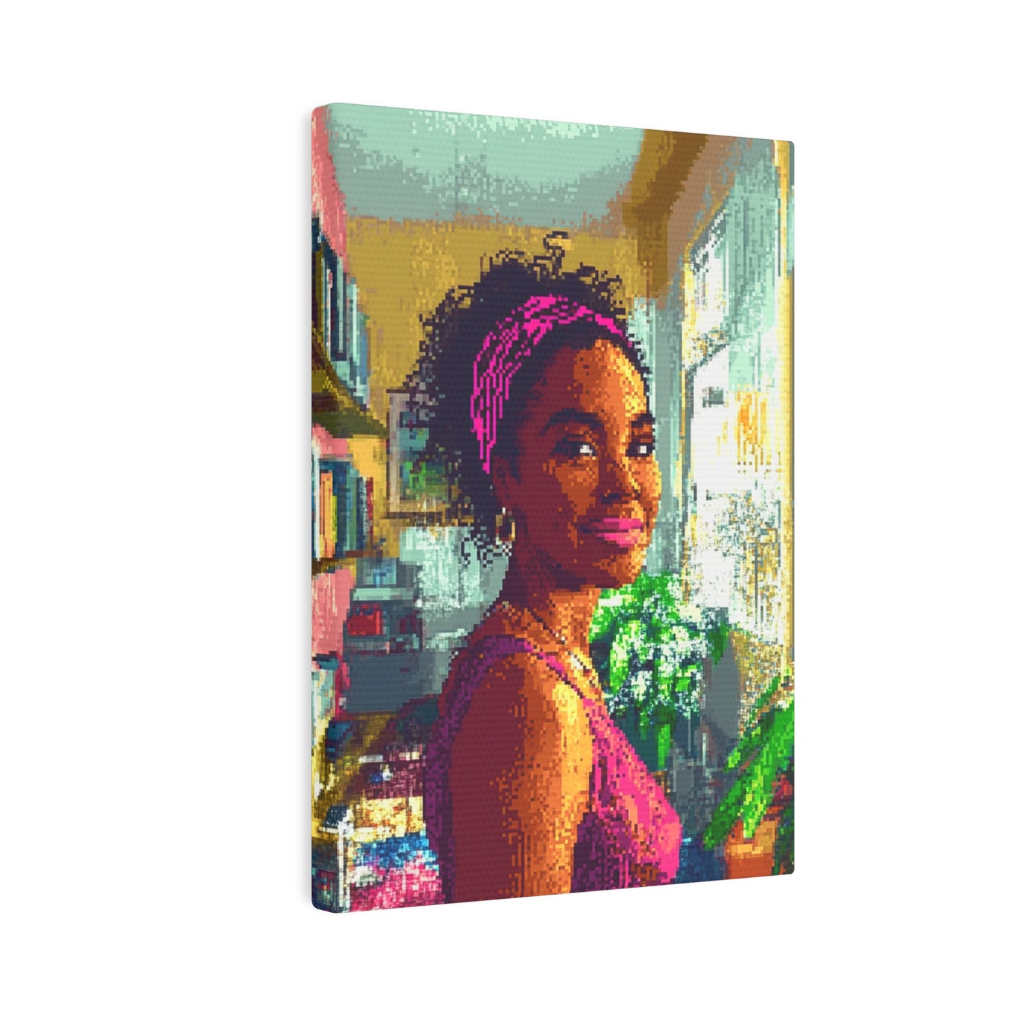 8-Bit Pixel Art Poster
