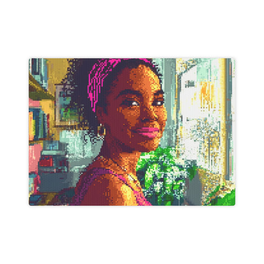 8-Bit Pixel Art Poster
