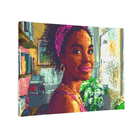 8-Bit Pixel Art Poster