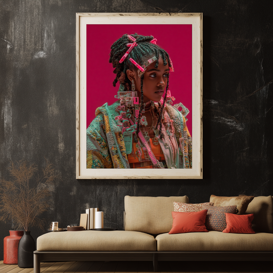 Afrofuturism Nala Poster